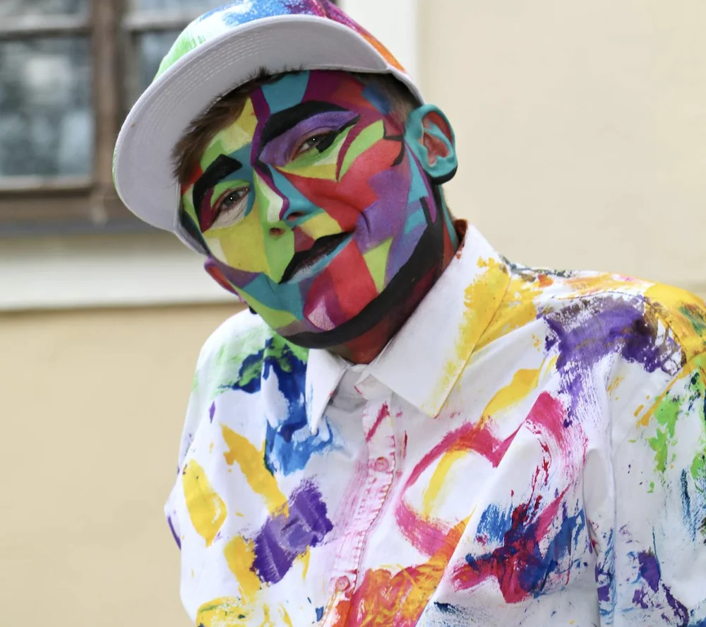 En peinture !