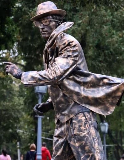 L’homme dans le vent