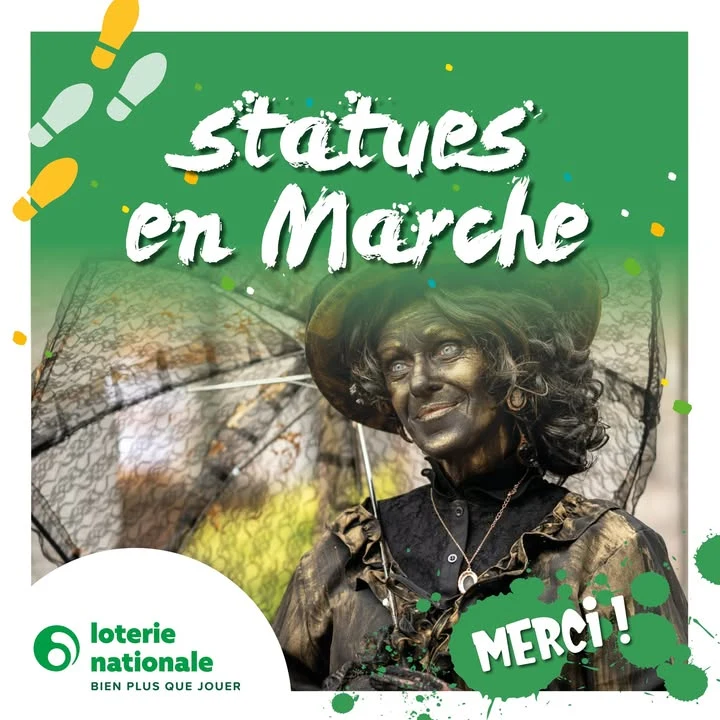 Merci aux joueurs de la Nationale Loterij / Loterie Nationale, car grâce à eux, la Loterie Nationale a rendu possible cette année encore l'événement Statues en