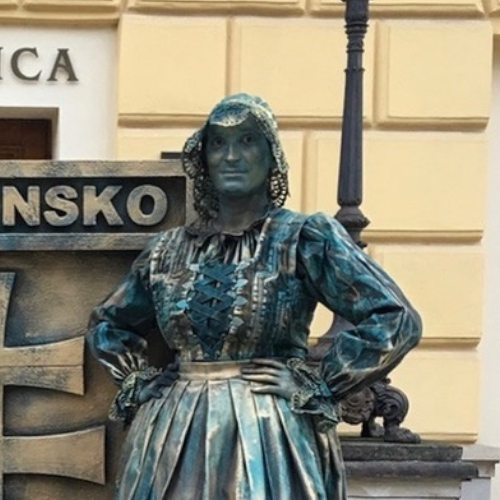 Traditional Slovak couple