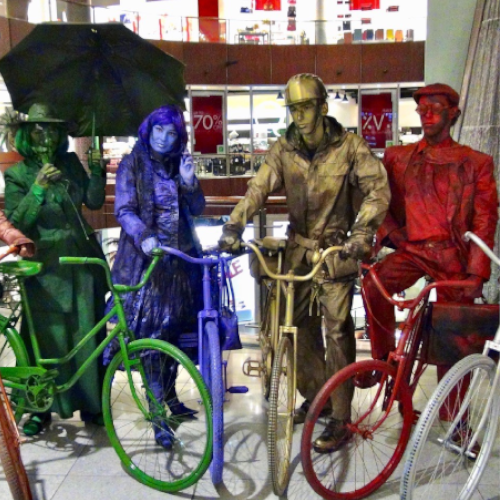 La parade cycliste