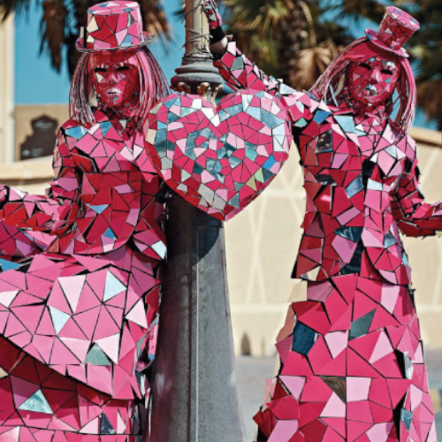 Pink people